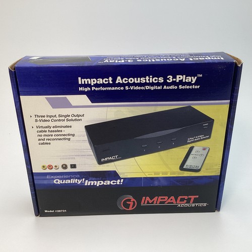 Impact acoustics 28731 - impact, 3-play