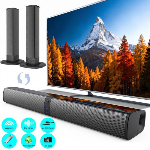 Detachable sound bar - 2-in-1,
